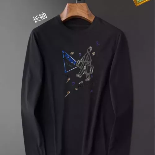 Prada T-Shirts Long Sleeved For Unisex #1385009 $34.00 USD, Wholesale Replica Prada T-Shirts