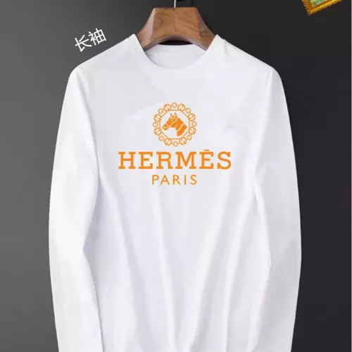 Hermes T-Shirts Long Sleeved For Unisex #1385030 $34.00 USD, Wholesale Replica Hermes T-Shirts