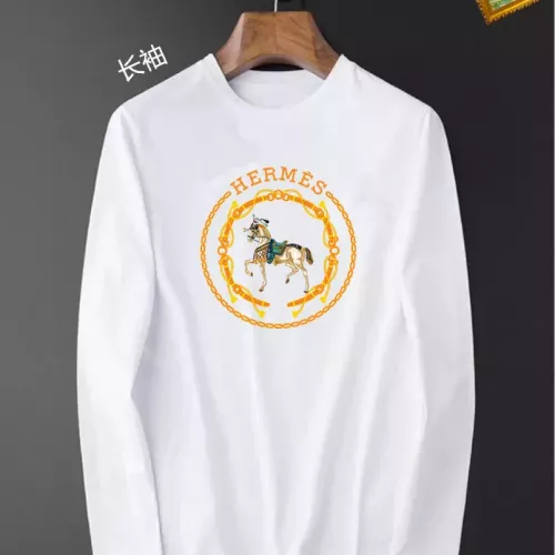 Hermes T-Shirts Long Sleeved For Unisex #1385037 $34.00 USD, Wholesale Replica Hermes T-Shirts