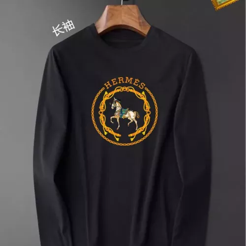 Hermes T-Shirts Long Sleeved For Unisex #1385038 $34.00 USD, Wholesale Replica Hermes T-Shirts