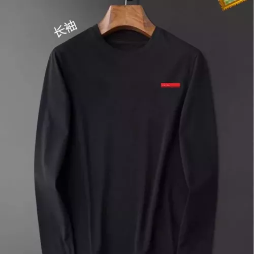 Prada T-Shirts Long Sleeved For Unisex #1385084 $34.00 USD, Wholesale Replica Prada T-Shirts
