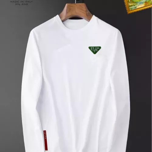 Prada T-Shirts Long Sleeved For Unisex #1385095 $34.00 USD, Wholesale Replica Prada T-Shirts