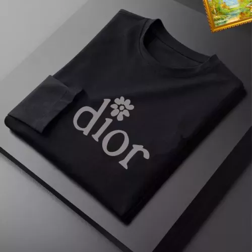 Replica Christian Dior T-Shirts Long Sleeved For Unisex #1385104 $34.00 USD for Wholesale