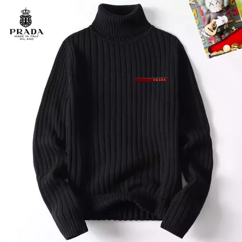 Prada Sweaters Long Sleeved For Men #1385183 $42.00 USD, Wholesale Replica Prada Sweaters