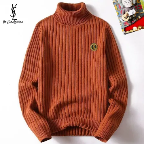 Yves Saint Laurent YSL Sweaters Long Sleeved For Men #1385240 $42.00 USD, Wholesale Replica Yves Saint Laurent YSL Sweaters