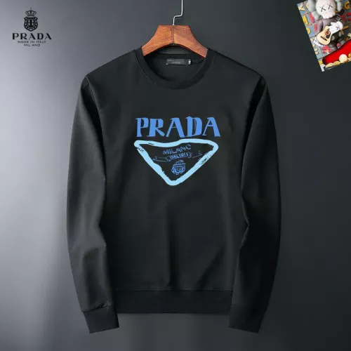 Prada Hoodies Long Sleeved For Men #1385253 $40.00 USD, Wholesale Replica Prada Hoodies