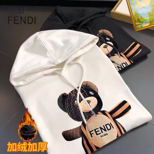Replica Fendi Hoodies Long Sleeved For Men #1385346 $45.00 USD for Wholesale