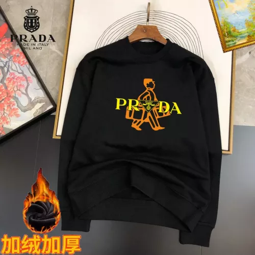 Prada Hoodies Long Sleeved For Men #1385386 $45.00 USD, Wholesale Replica Prada Hoodies