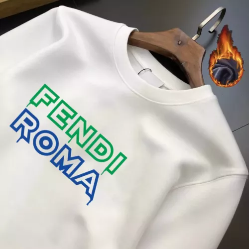 Replica Fendi Hoodies Long Sleeved For Men #1385391 $45.00 USD for Wholesale