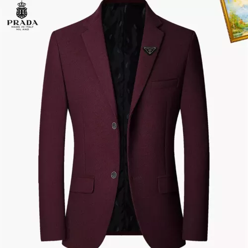 Prada Jackets Long Sleeved For Men #1385413 $68.00 USD, Wholesale Replica Prada Jackets