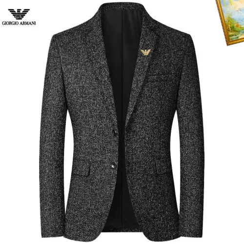Armani Jackets Long Sleeved For Men #1385424 $68.00 USD, Wholesale Replica Armani Jackets