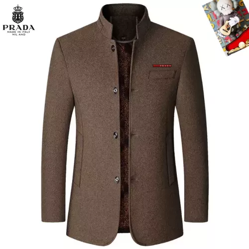 Prada Coat Long Sleeved For Men #1385447 $80.00 USD, Wholesale Replica Prada Coats