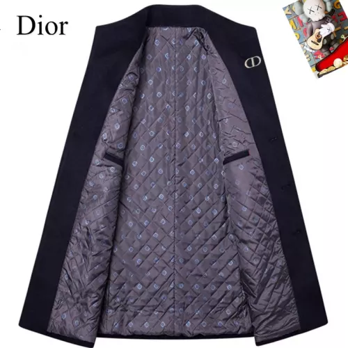 Replica Christian Dior Coat Long Sleeved For Men #1385481 $80.00 USD for Wholesale