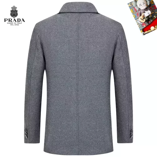 Replica Prada Coat Long Sleeved For Men #1385515 $80.00 USD for Wholesale
