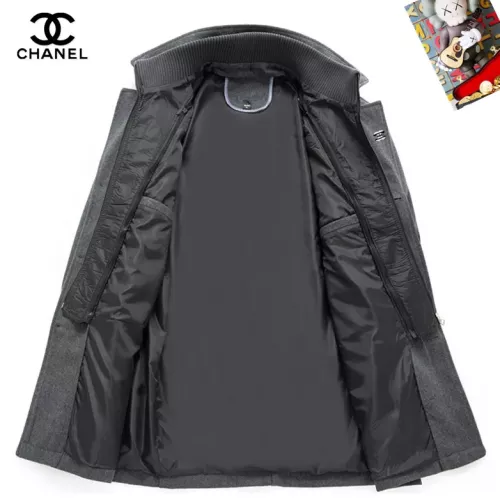Replica Chanel Coats Long Sleeved For Men #1385548 $80.00 USD for Wholesale