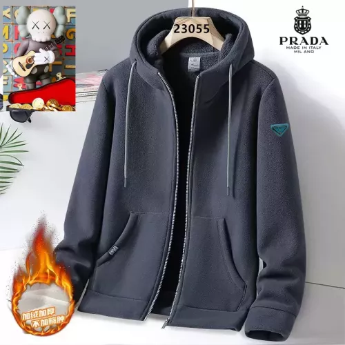 Prada Jackets Long Sleeved For Men #1385734 $64.00 USD, Wholesale Replica Prada Jackets