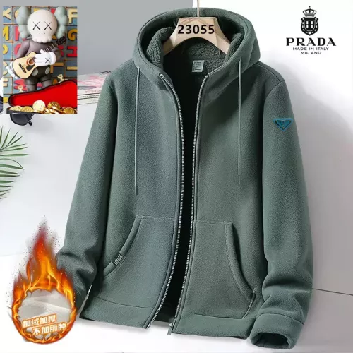 Prada Jackets Long Sleeved For Men #1385738 $64.00 USD, Wholesale Replica Prada Jackets