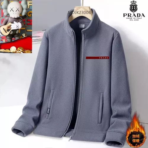 Prada Jackets Long Sleeved For Men #1385786 $64.00 USD, Wholesale Replica Prada Jackets
