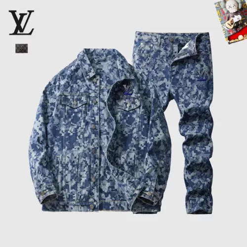 Louis Vuitton LV Tracksuits Long Sleeved For Men #1385802 $100.00 USD, Wholesale Replica Louis Vuitton LV Tracksuits