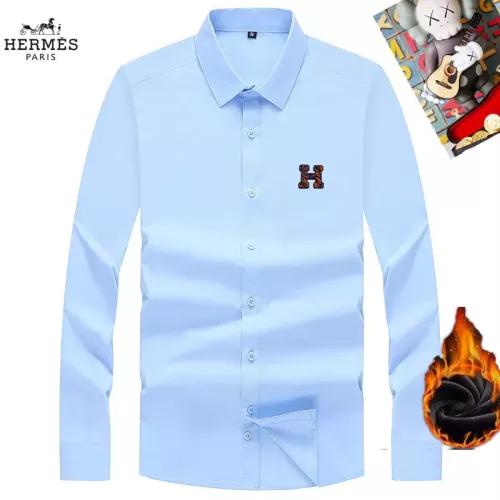 Hermes Shirts Long Sleeved For Unisex #1385814 $42.00 USD, Wholesale Replica Hermes Shirts