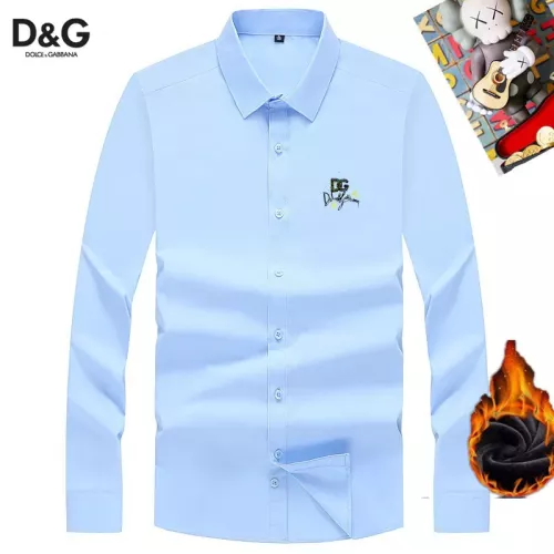 Dolce &amp; Gabbana D&amp;G Shirts Long Sleeved For Unisex #1385834 $42.00 USD, Wholesale Replica Dolce &amp; Gabbana D&amp;G Shirts