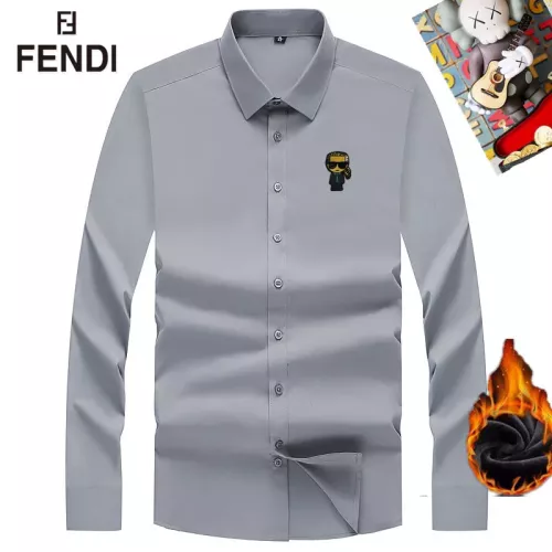 Fendi Shirts Long Sleeved For Unisex #1385875 $42.00 USD, Wholesale Replica Fendi Shirts
