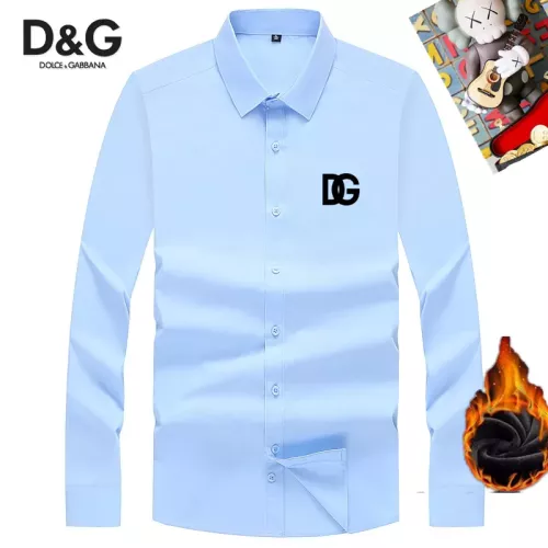 Dolce &amp; Gabbana D&amp;G Shirts Long Sleeved For Unisex #1385890 $42.00 USD, Wholesale Replica Dolce &amp; Gabbana D&amp;G Shirts