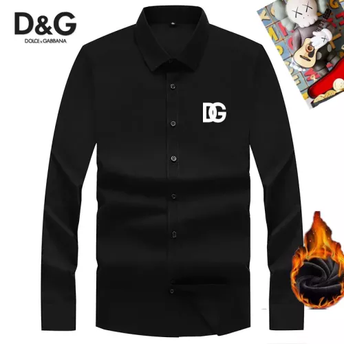 Dolce &amp; Gabbana D&amp;G Shirts Long Sleeved For Unisex #1385892 $42.00 USD, Wholesale Replica Dolce &amp; Gabbana D&amp;G Shirts