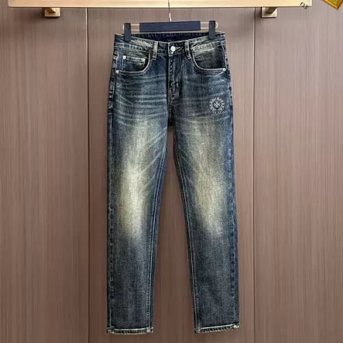 Replica Chrome Hearts Jeans For Men #1385911 $48.00 USD for Wholesale