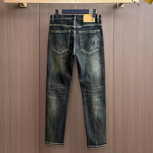 Replica Chrome Hearts Jeans For Men #1385918 $48.00 USD for Wholesale