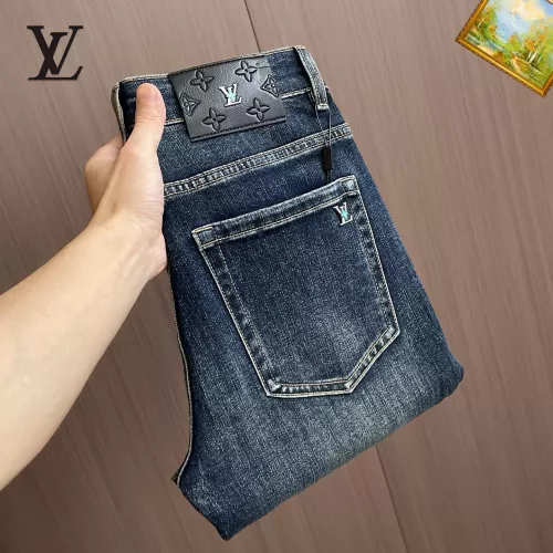 Louis Vuitton LV Jeans For Men #1385931 $48.00 USD, Wholesale Replica Louis Vuitton LV Jeans