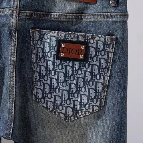 Replica Christian Dior Jeans For Men #1385935 $48.00 USD for Wholesale