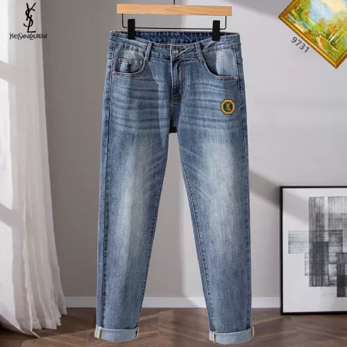 Replica Yves Saint Laurent YSL Jeans For Men #1385940 $48.00 USD for Wholesale