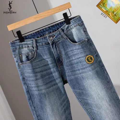 Replica Yves Saint Laurent YSL Jeans For Men #1385940 $48.00 USD for Wholesale