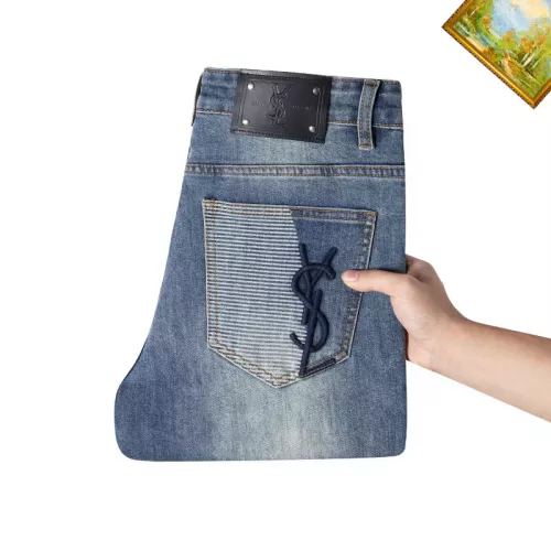 Replica Yves Saint Laurent YSL Jeans For Men #1385940 $48.00 USD for Wholesale