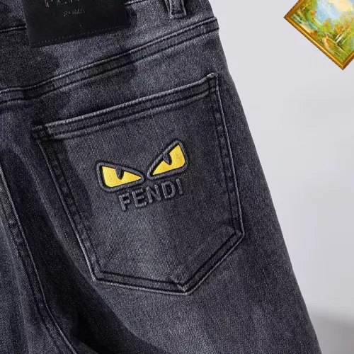 Replica Fendi Jeans For Men #1385943 $48.00 USD for Wholesale