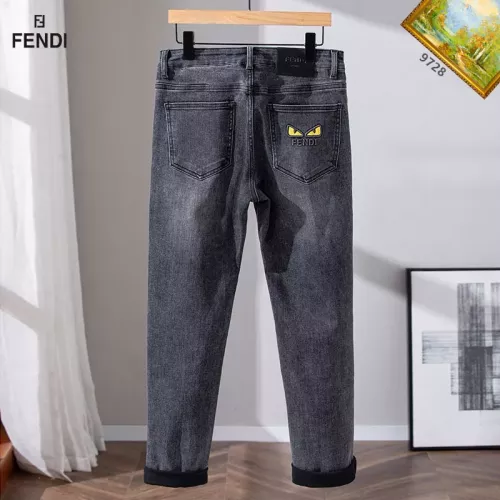 Replica Fendi Jeans For Men #1385943 $48.00 USD for Wholesale