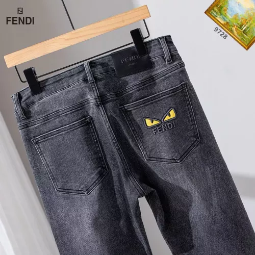 Replica Fendi Jeans For Men #1385943 $48.00 USD for Wholesale
