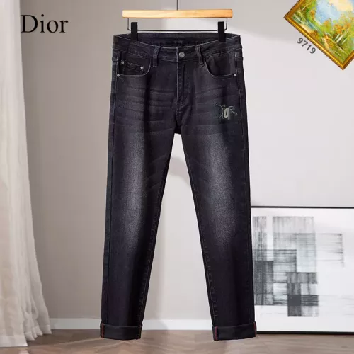 Replica Christian Dior Jeans For Men #1385957 $48.00 USD for Wholesale