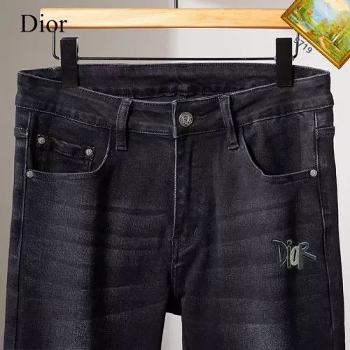 Replica Christian Dior Jeans For Men #1385957 $48.00 USD for Wholesale