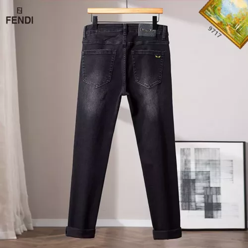 Replica Fendi Jeans For Men #1385965 $48.00 USD for Wholesale