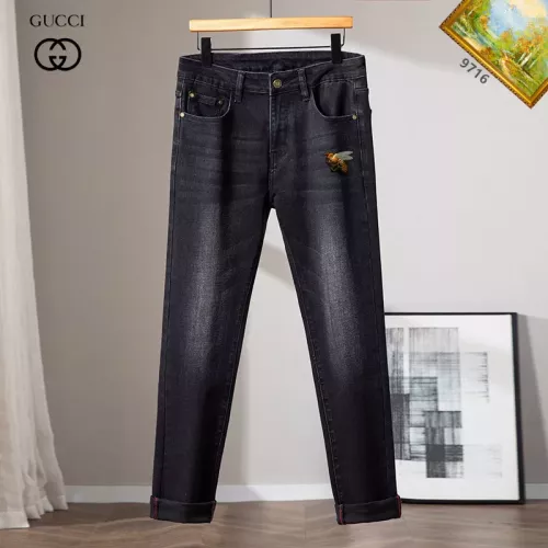 Replica Gucci Jeans For Men #1385966 $48.00 USD for Wholesale