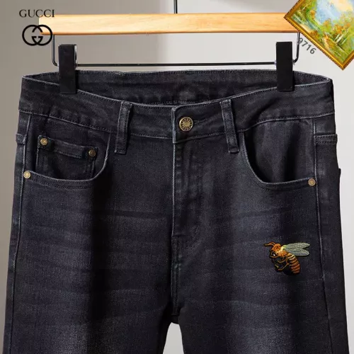 Replica Gucci Jeans For Men #1385966 $48.00 USD for Wholesale