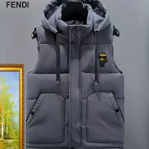 Fendi Jackets Sleeveless For Men #1386050 $56.00 USD, Wholesale Replica Fendi Jackets