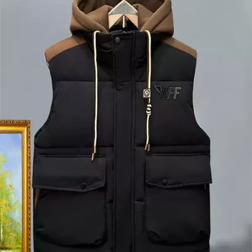 Off-White Jackets Sleeveless For Men #1386071 $56.00 USD, Wholesale Replica Off-White Jackets