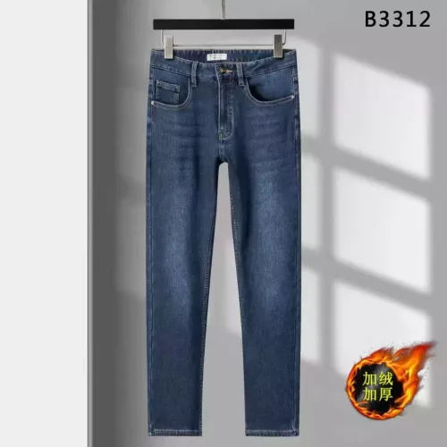 Replica Burberry Jeans For Men #1386103 $45.00 USD for Wholesale