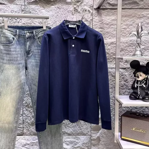 MIU MIU T-Shirts Long Sleeved For Men #1386119 $48.00 USD, Wholesale Replica MIU MIU T-Shirts