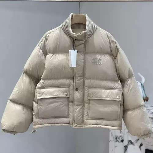 Celine Down Feather Coat Long Sleeved For Women #1386139 $240.00 USD, Wholesale Replica Celine Down Feather Coat