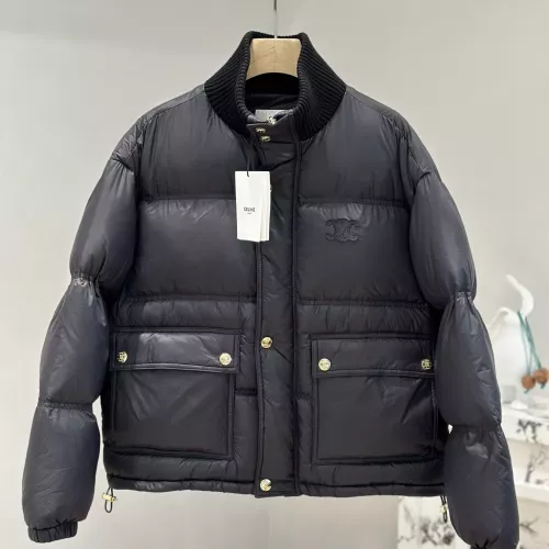Celine Down Feather Coat Long Sleeved For Women #1386141 $240.00 USD, Wholesale Replica Celine Down Feather Coat