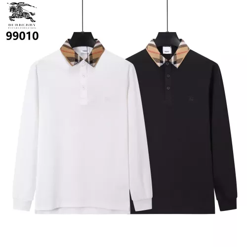Replica Burberry T-Shirts Long Sleeved For Men #1386247 $40.00 USD for Wholesale